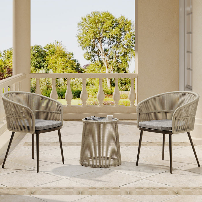 Breezeway 3-Piece Outdoor Patio Bistro Set