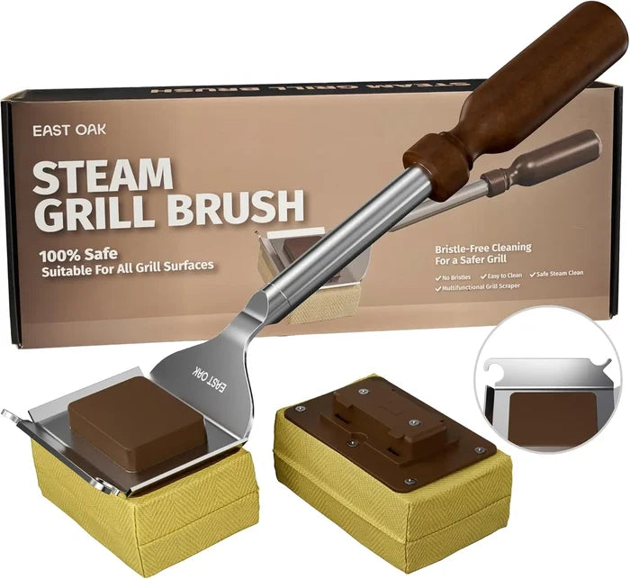 Bristle-Free Steam Grill Brush