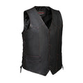 Bronco - Men's Premium Leather Motorcycle Vest