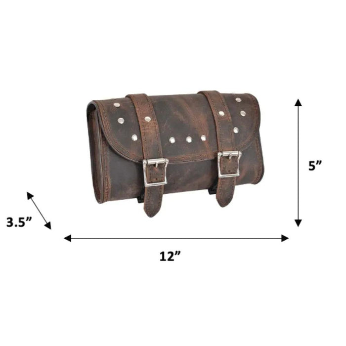 Brown - Leather Tool Bag