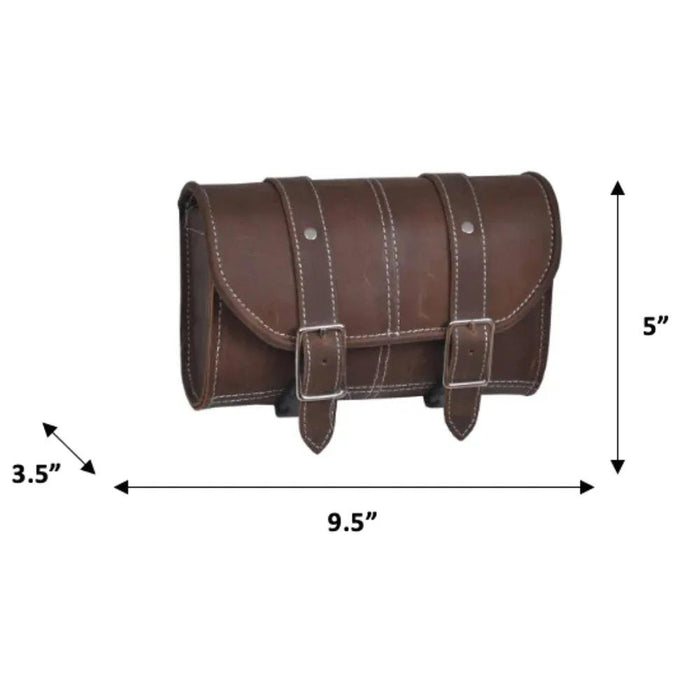 Brown - Leather Tool Bag