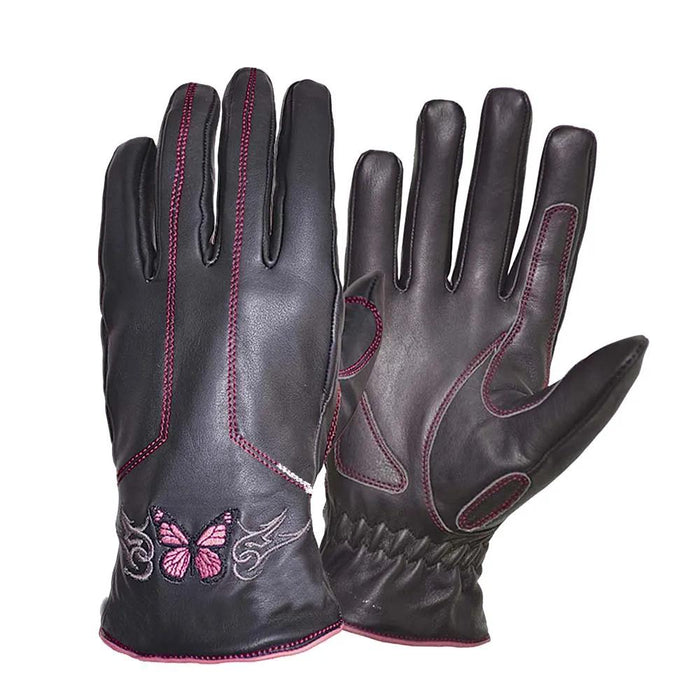Butterfly Grace - Women's Leather Motorcycle Gloves