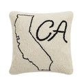 California Map Hook Pillow - The Riviera Towel Company