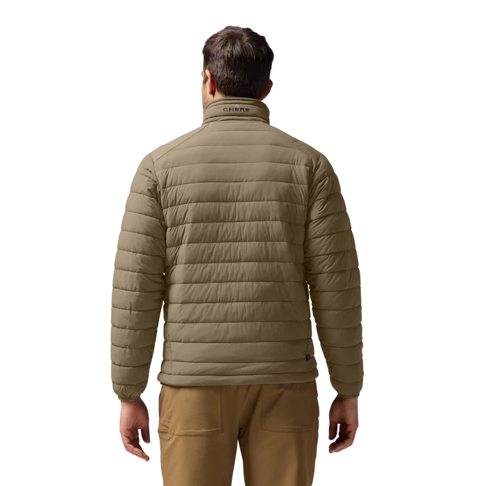 Camp Jacket in Oak, on model #oak