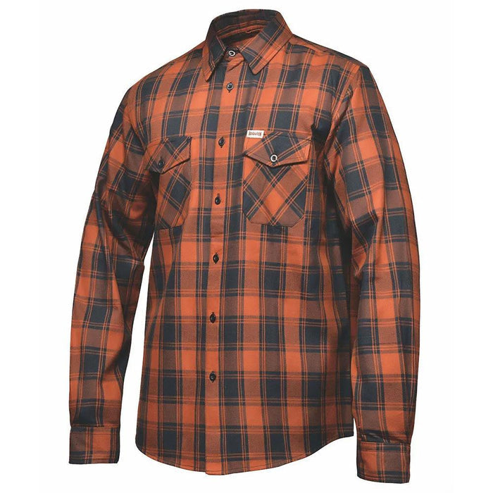 Canyon - Men's Long Sleeve Motorcycle Flannel Shirt