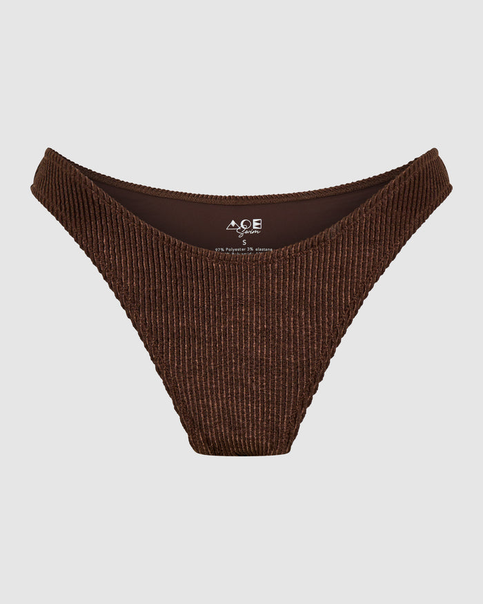 Capri Bikini Bottoms - Chocolate