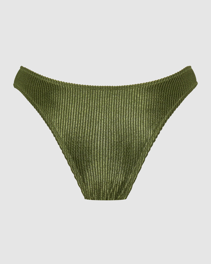 Capri Bikini Bottoms - Matcha