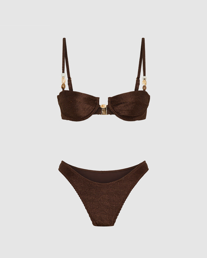 Capri Bikini Set - Chocolate