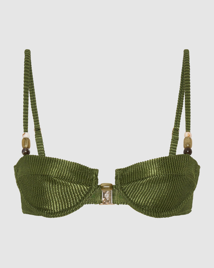 Capri Bikini Top - Matcha