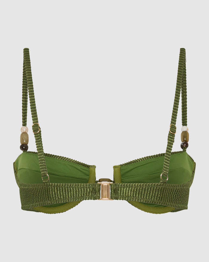 Capri Bikini Top - Matcha