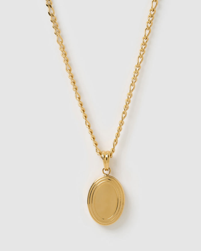 Classic Gold Locket Necklace