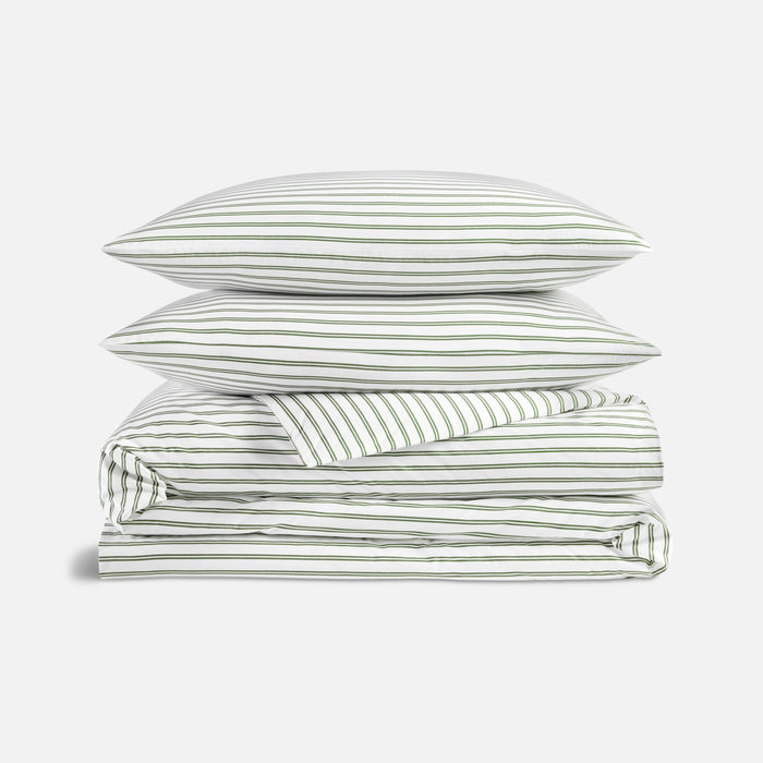 Tandem Stripe in Fresh Moss / Twin/Twin XL