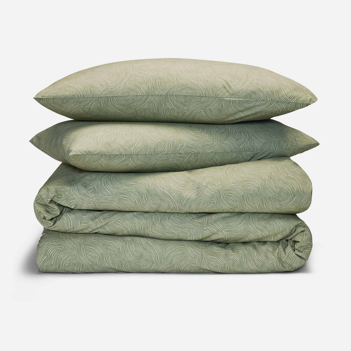 Calm Waters in Tonal Fresh Moss / Twin/Twin XL