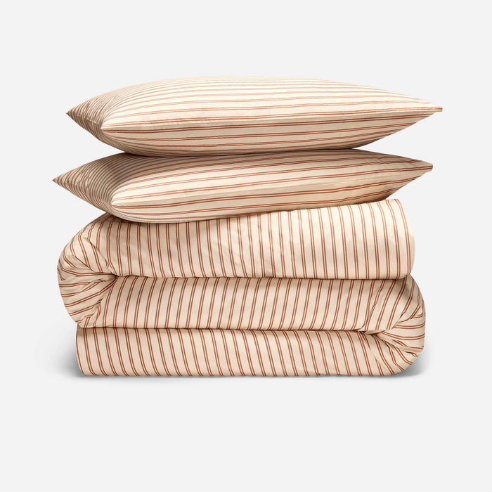Tandem Stripe in Coral / Twin/Twin XL