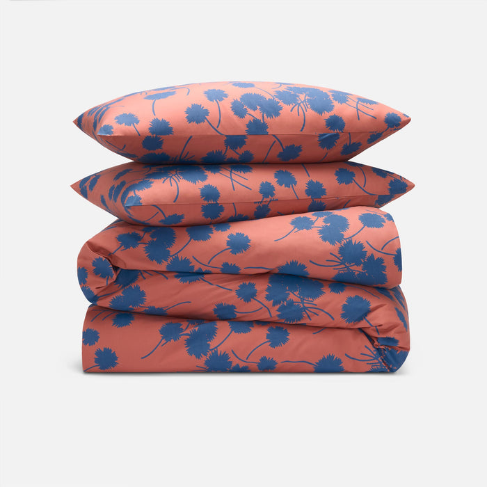 Dandelions in Warm Terracotta / Twin/Twin XL