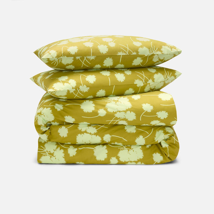 Dandelions in Avocado / Twin/Twin XL