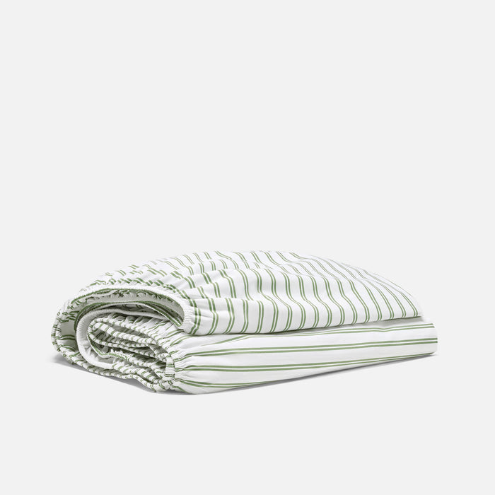 Tandem Stripe in Fresh Moss / Twin