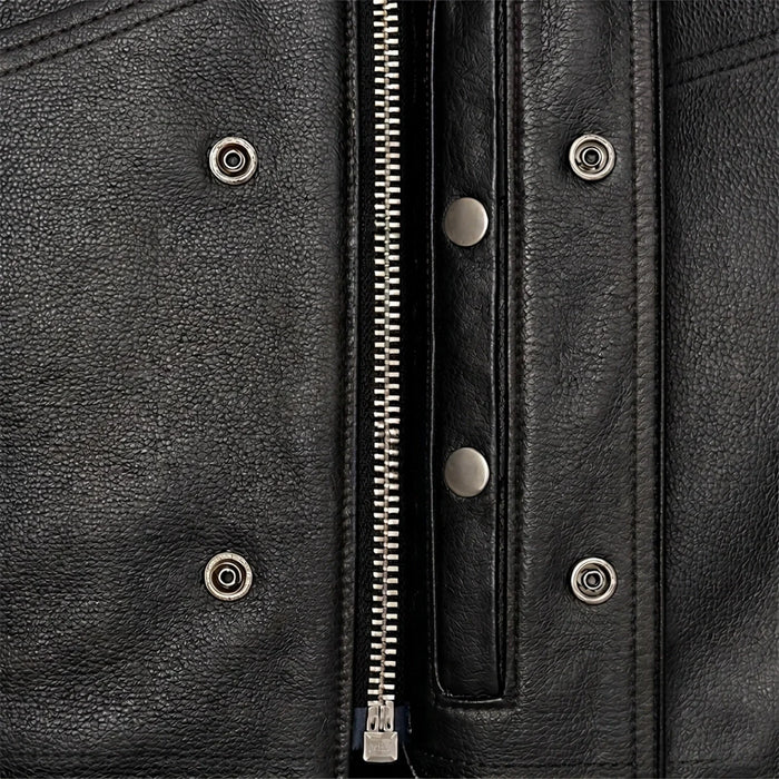 Clubman - Men's SOA Club Style leather Motorcycle Vest