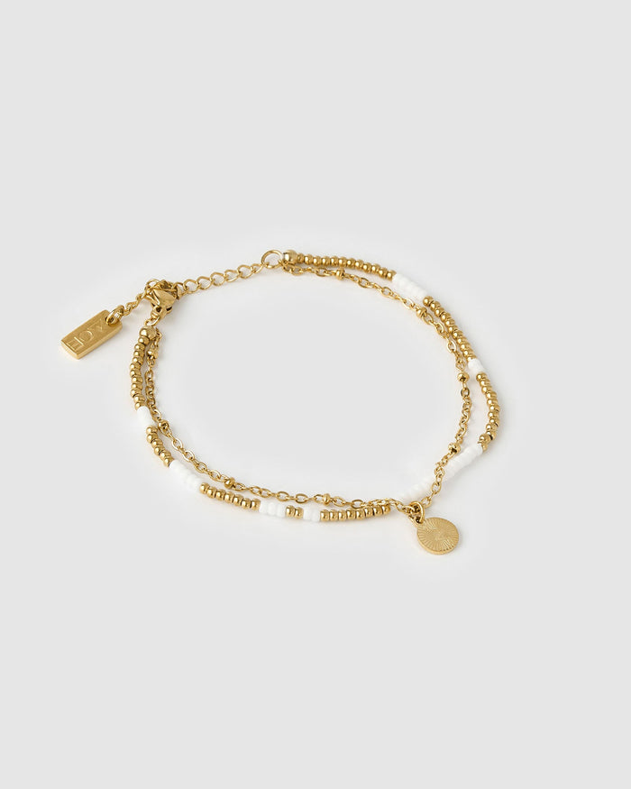 Cobra Gold Bracelet - Vanilla