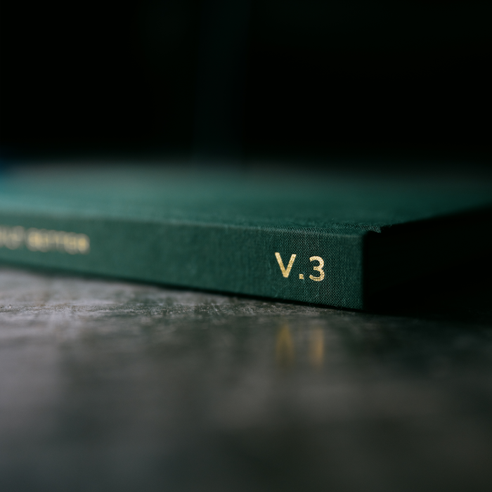 Coffee Table Book - Volume Three spine close-up