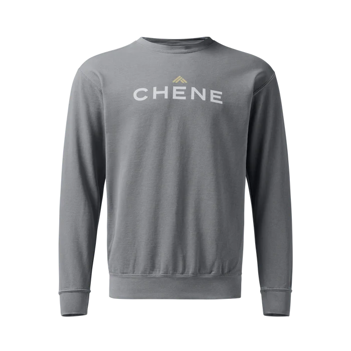 Comfort Colors Sweatshirt in Gray, front view #gray