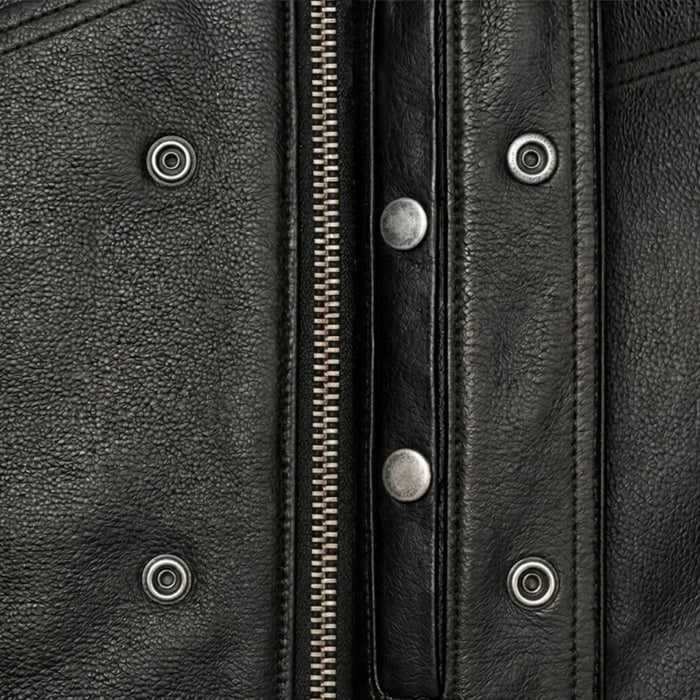 Commando - Men's SOA Style Club Leather Motorcycle Vest