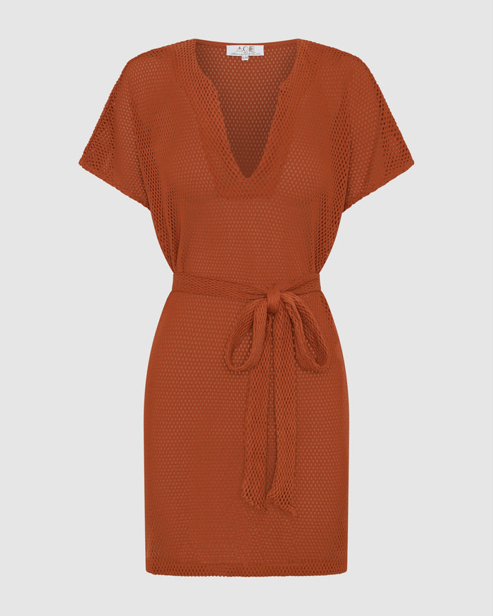 Como Dress - Apricot
