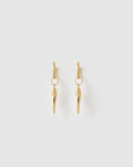 Cornicello Gold Charm Earrings - Large