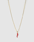 Cornicello Red Charm Necklace