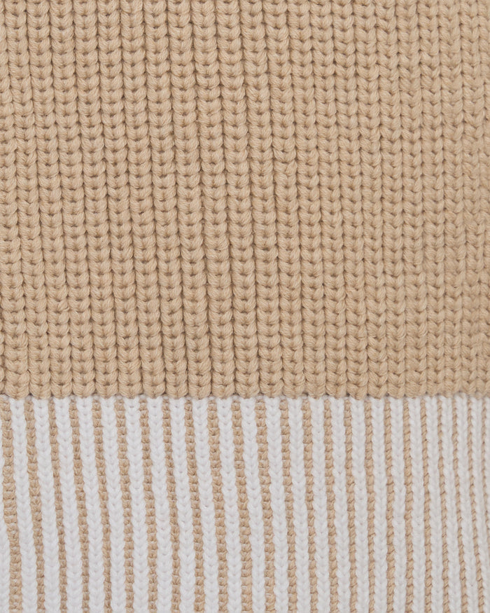 Cortina Double Zip Knit - Sand