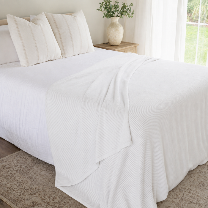 White Cloud Bamboo Coverlet #color_white-cloud