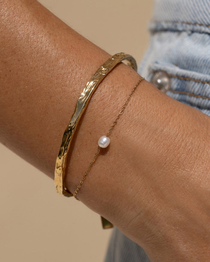Cressida Pearl Bracelet - Gold