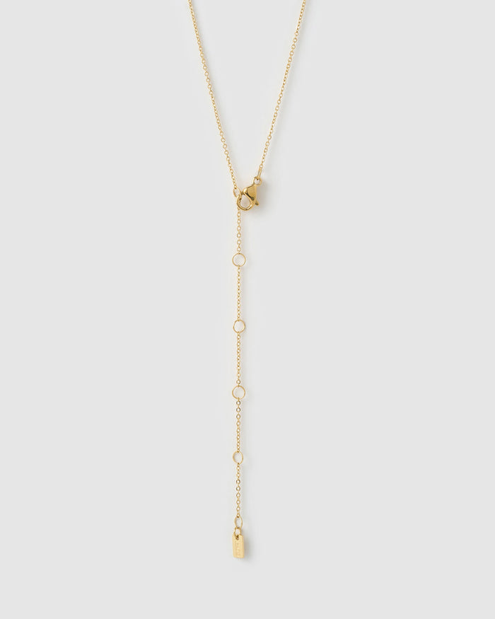 Cross Charm Gold Necklace