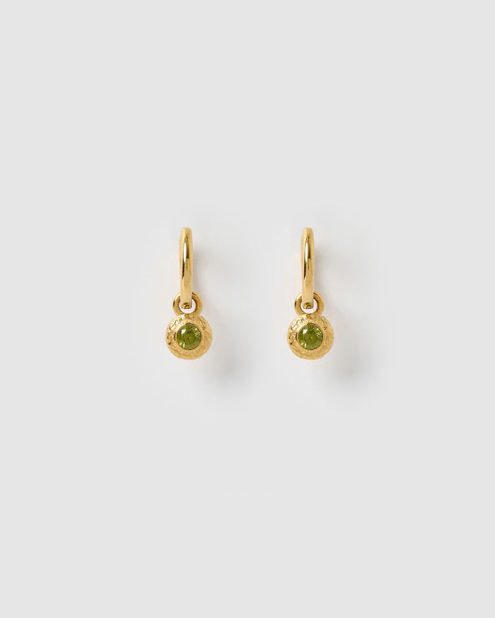Crushed Birthstone Earrings