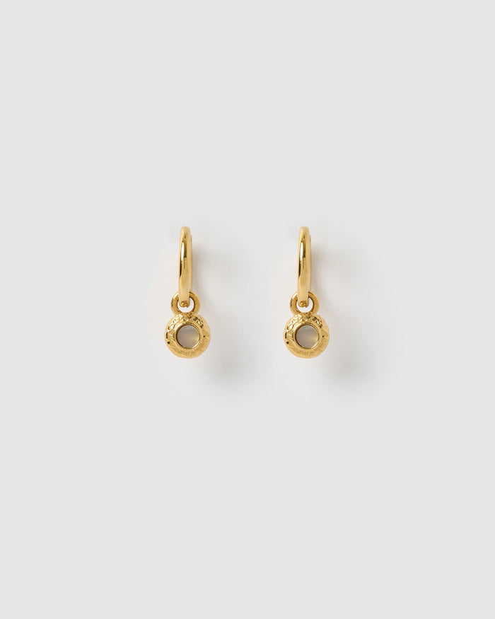 Crushed Birthstone Earrings