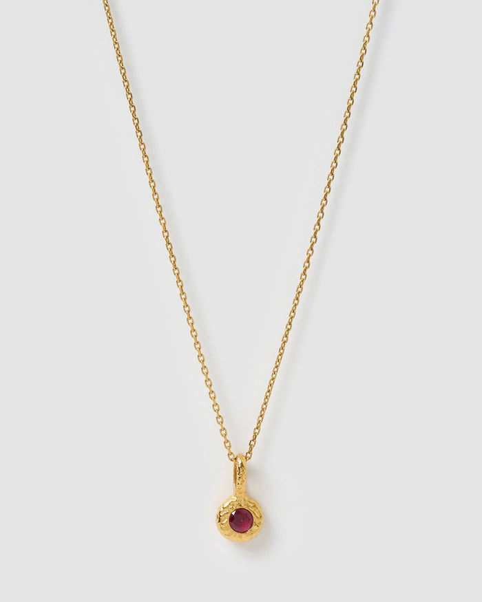 Crushed Birthstone Necklace