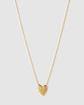 Cupid Heart Necklace - Gold