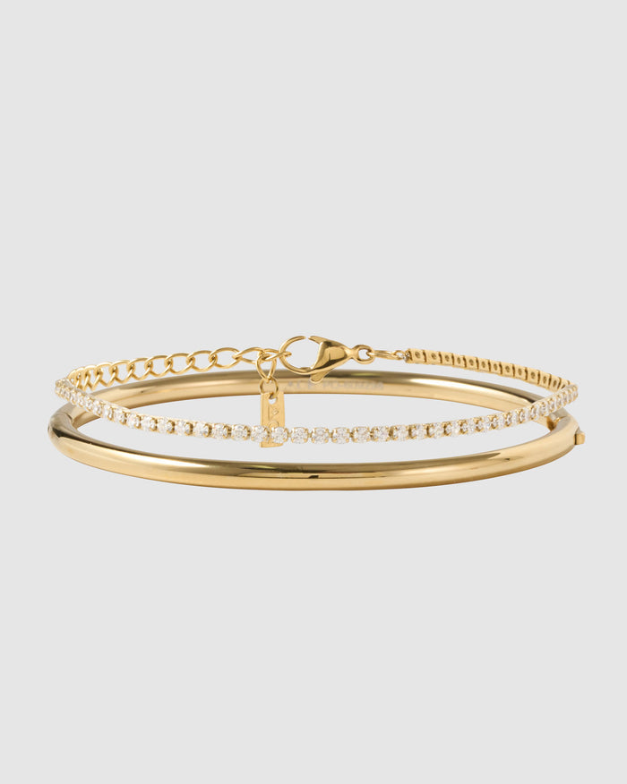 Dainty Tennis Bracelet Stack