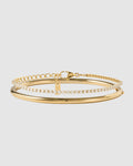 Dainty Tennis Bracelet Stack