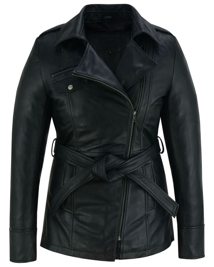 Dark Siren Women's Leather Jacket Black