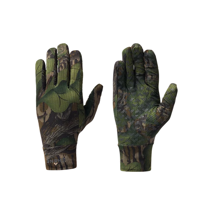 Deception Glove in Mossy Oak Full Foliage, flat lay #mossy_oak_full_foliage