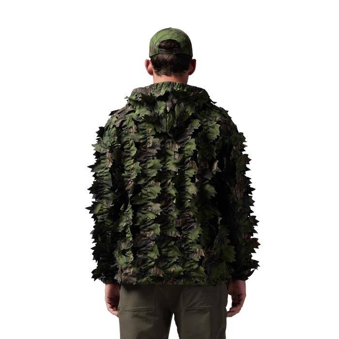 Deception Leafy Jacket in Mossy Oak Full Foliage, on model #mossy_oak_full_foliage
