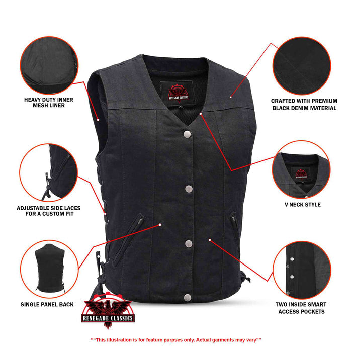 Denim Dream Women's Denim  Vest