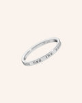 Dorothy Poesy Sterling Silver Stackable Ring