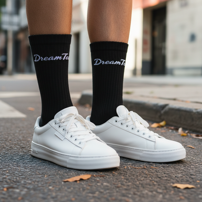 DreamTeam Crew Socks - Logo Detail