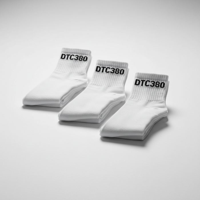DTC380 Crew Socks - Flat Lay