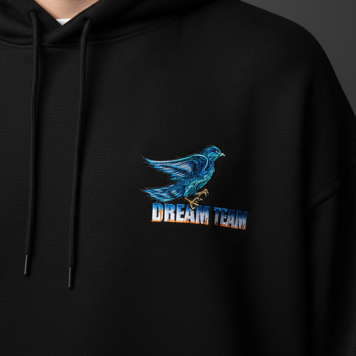 DreamTeam Men's Hoodie - Logo Detail