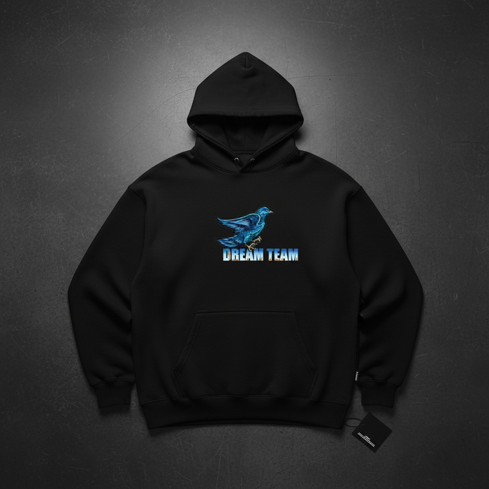 DreamTeam Men's Hoodie - Flat Lay