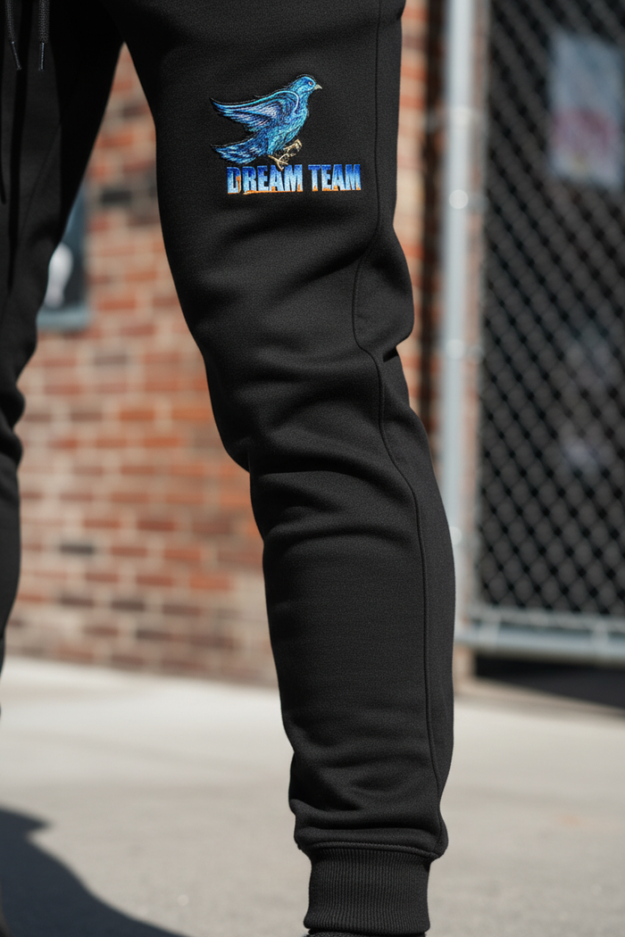 DreamTeam Men's Joggers - Logo Detail