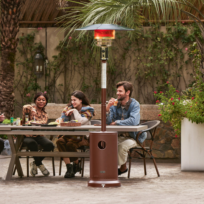 EAST OAK 50,000 BTU Patio Heater for Outdoor Use With Round Table Design （Model UR50BN）